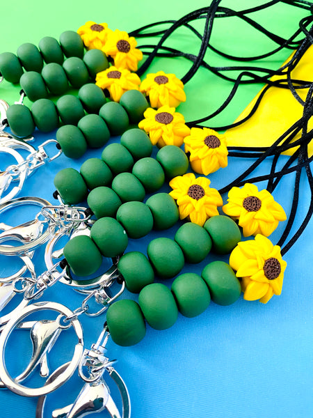 Sunflower Lanyard