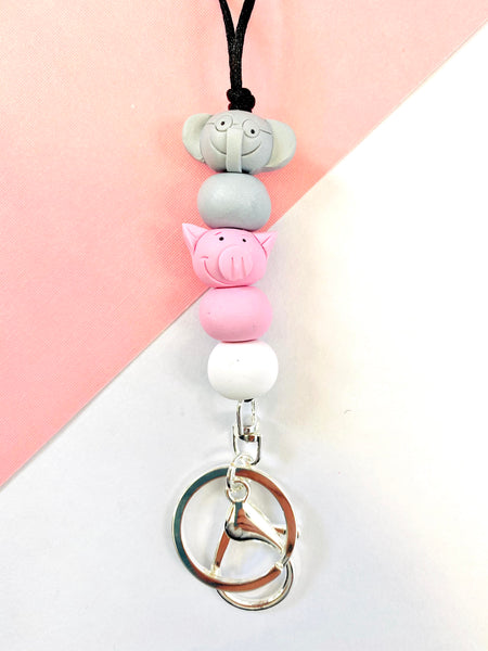 Elephant & Piggie Lanyard