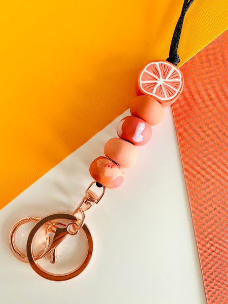 Fresh and Fruity Orange lanyard