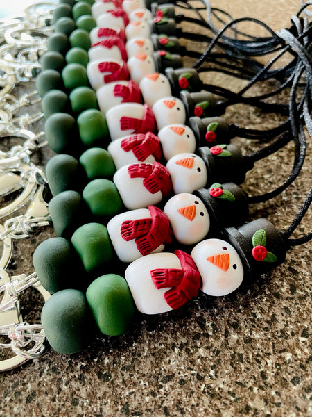 Snowman Lanyard